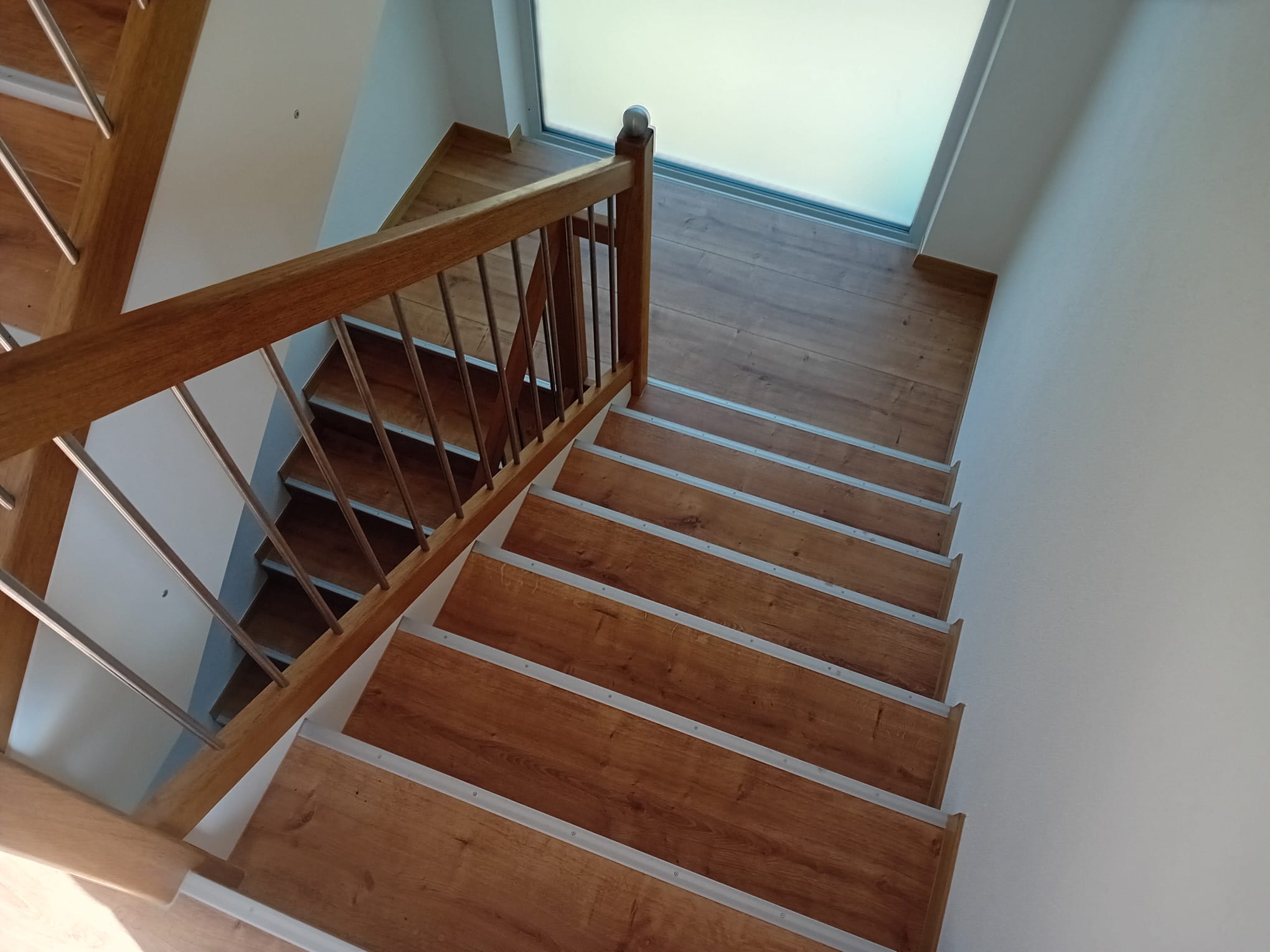 Projektbeispiel für Treppenarbeiten und saubere Anschlüsse